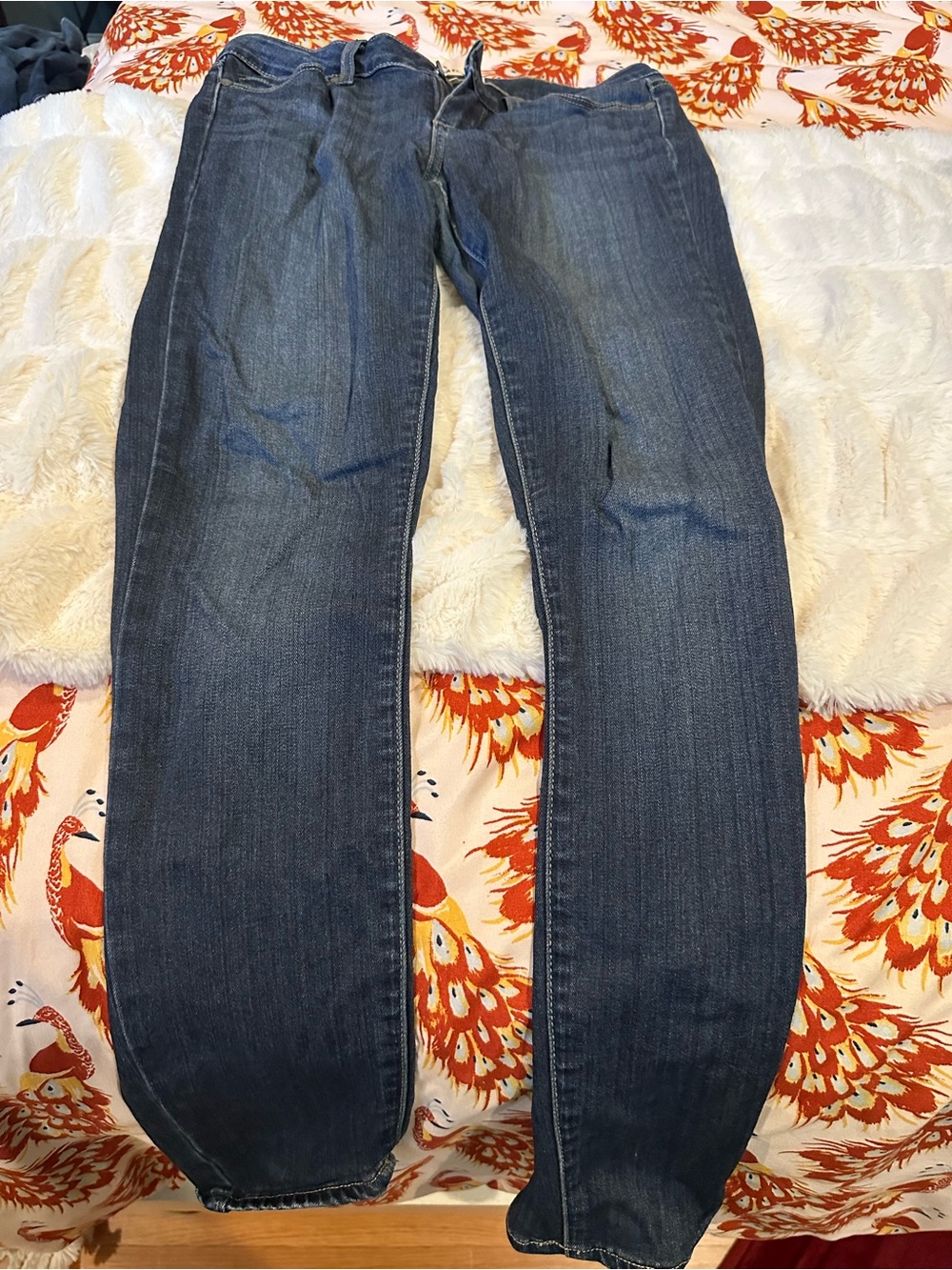 PAIGE Women’s Straight Leg Jeans in Dark Blue Wash